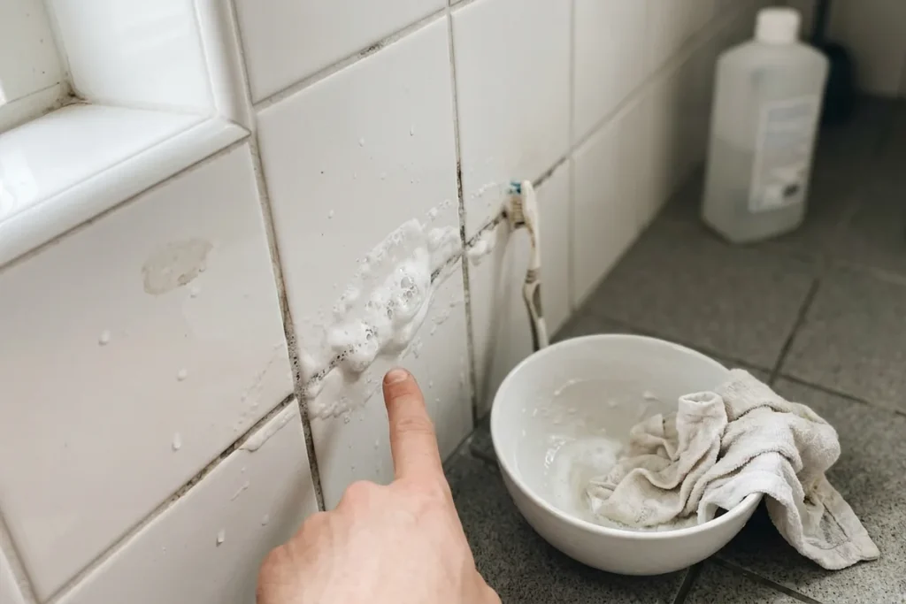 Stop met schrobben: Deze simpele keukentruc maakt je voegen weer spierwit in 10 minuten