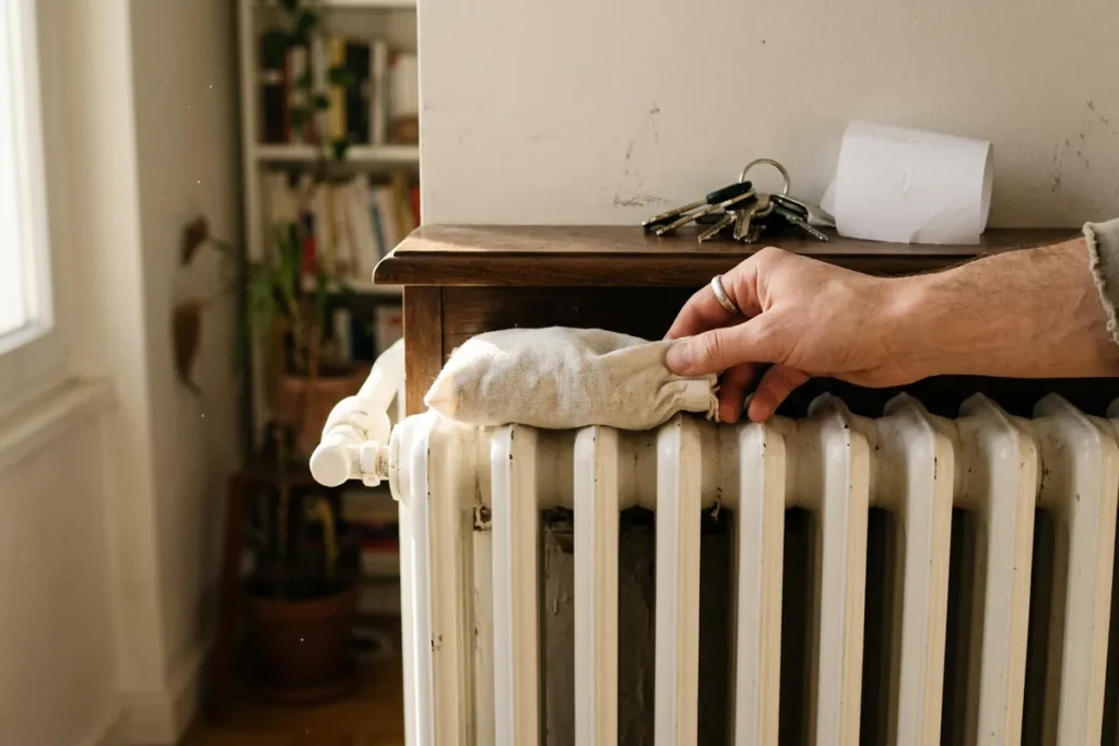 Vergeet dure geurstokjes: dit simpele keukeningrediënt op je verwarming verandert je huis in een luxe boetiek