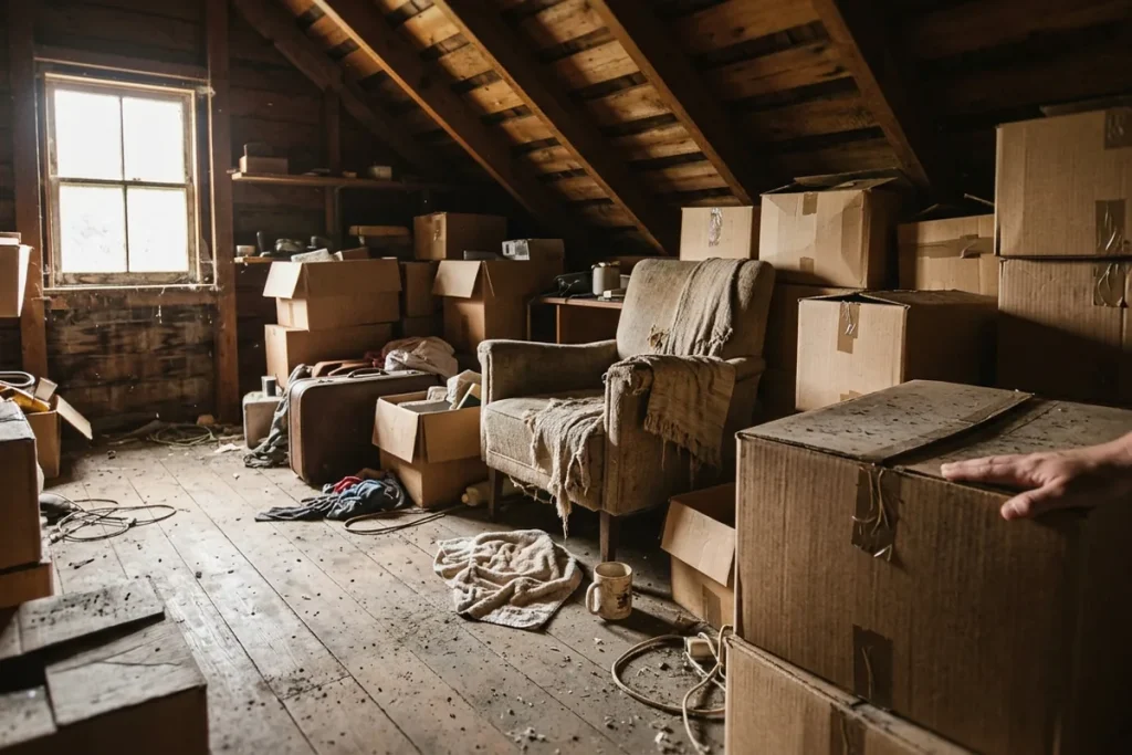 Waarom die overvolle rommelzolder je mentaal gevangen houdt (en hoe je het doorbreekt)